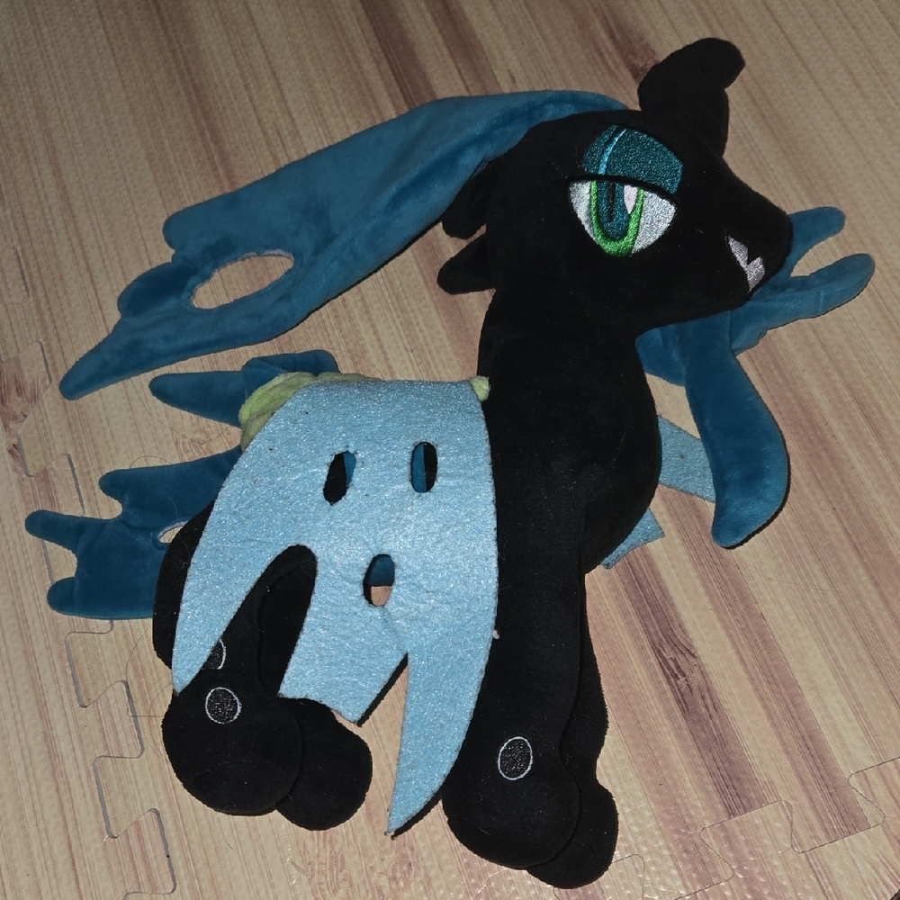 Black and Blue Plush Toy Quren Chrysalis My Little Pony